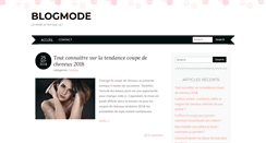 Desktop Screenshot of blogmode.fr