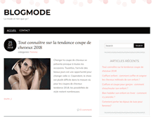 Tablet Screenshot of blogmode.fr